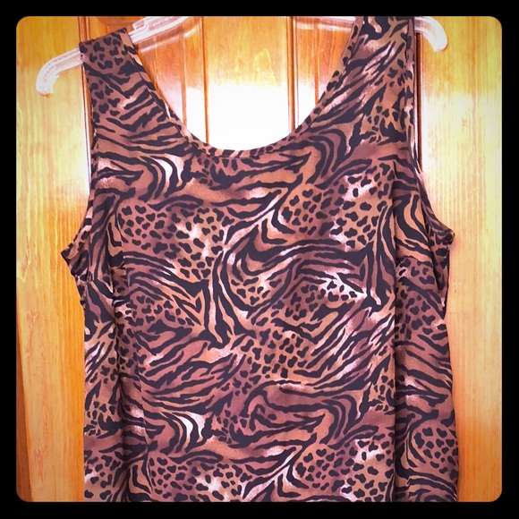 Fitting Image Dress Leopard Print Size 20W - Picture 1 of 8